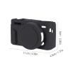 Camera Cases,Silicone Camera Sleeve,Lightweight Soft Silicone Camera Case Cage Protector Cover,with Non - Slip Texture,Black Camera Accessory for Cano G7xii / G7x Mark Ii view 4