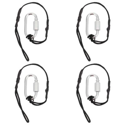 Uonlytech 4pcs Camera Safety Tether Strap Wrist Neck Straps Belt Buckle Easy to Install Accessories