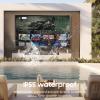 SYLVOX Outdoor TV with Mount & Cover, 43 inch 4K Smart TVs, Weatherproof & IP55 Waterproof, Support Google Assistant, Chromecast, 1000 nit Brightness Partial Sun (Deck Pro 2.0/2024) view 2