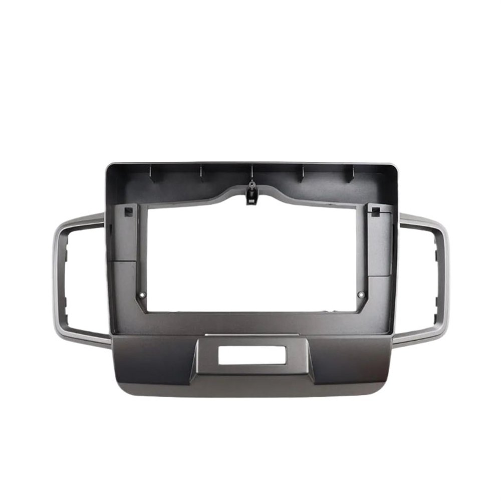 Car Front Side Air Outlet Vent Frame Trim Compatib Car Audio 10.1" Big Screen DVD Fascia Frame Adapter/Fit for Honda Freed 2011-2014 2Din Dash Installation Panel Frame Kit ABS Silver Car Stereo Radio