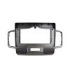 Car Front Side Air Outlet Vent Frame Trim Compatib Car Audio 10.1" Big Screen DVD Fascia Frame Adapter/Fit for Honda Freed 2011-2014 2Din Dash Installation Panel Frame Kit ABS Silver Car Stereo Radio view 1