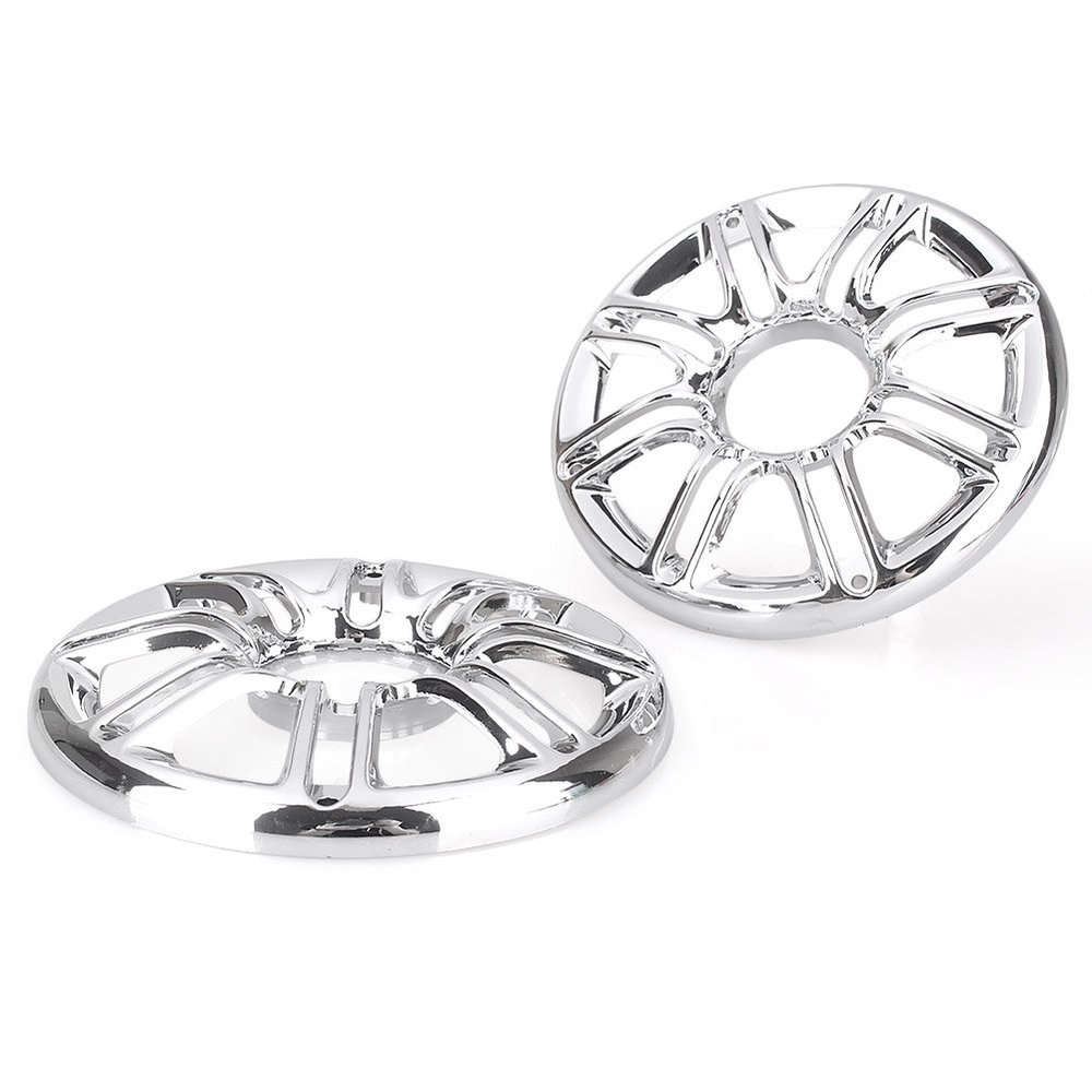 Bacar Motorcycle Speaker Loudspeaker Plate Grille Cover for Harley Electra Glide Trike 1996-2013
