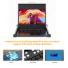 1U Rack Mount KVM Console, Arvitek 17.3" LCD Monitor KVM Switch 8 Port HDMI w/Cables, 1080P, Built-in Keyboard Touchpad, Fits 19" Rackmount Cabinet (Depth 600810mm) view 4