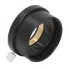 Aluminum Alloy Telescope Camera Adapter with Clamping Screw for Star Diagonal Mirror Mount Eyepiece Black view 3