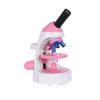 Microscope Observation Zoom Monocular Biological Microscope Accessories(Pink) view 1
