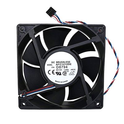 Server Fan for DELL for Precision T7400 690 for PowerEdge SC430 0D8794 D8794 AFC1212DE-4K33 DC12V 1.60A New
