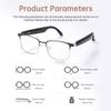 Bluetooth Audio Smart Glasses, Blue Light Glasses for Women Men, Remote Shooting, Open Ear Sound Mic & Speakers, Magnetic Charging, Color-Changing Polarized Sunglasses Lenses, Voice AssistantGS06S) view 3