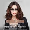 Bluetooth Audio Smart Glasses, Blue Light Glasses for Women Men, Remote Shooting, Open Ear Sound Mic & Speakers, Magnetic Charging, Color-Changing Polarized Sunglasses Lenses, Voice AssistantGS06S) view 4