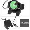 Micro Traders 1 Set Charger Charging Dock with Dust Plug Compatible with Garmin Fenix 7 7S 7X Compatible with Solar 6 6s 6X Pro 5 5S 5X Plus Compatible with Instinct Compatible with Vivoactive 3 4 view 2