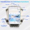 14.4 inch Screen Android 13 Car Radio for GMC Yukon Tahoe Suburban Chevrolet Silverado 2014-2018 Car Stereo Upgrade Tesla Style Dash Touch Screen Android Auto GPS Navigation (OEM 8 inch Screen) view 3
