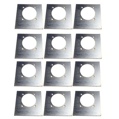 ACTIVLIFE for DRP5MP (12x) Recessed D-Ring Mounting Plates 6 1/2" x 6 1/2"