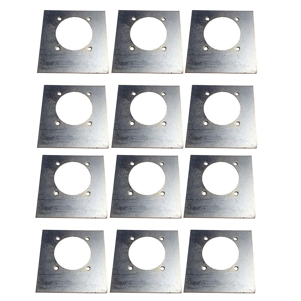 ACTIVLIFE for DRP5MP (12x) Recessed D-Ring Mounting Plates 6 1/2" x 6 1/2"