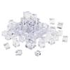 Luxshiny 80Pcs 20mm Artificial Acrylic Ice Cubes for Photography and Kitchen Decoration Fake Ice Cubes Realistic Shape for Parties and Events view 1