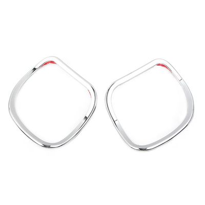 Bacar 2pcs Chrome Motorcycle Tri-Line Speaker Grills Front Fairing Speaker Cover Plastic for Harley Davidson 2015-2018 road glide for Touring