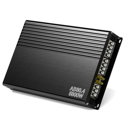 4-Channel Car Audio Amplifier, 5800W 12V Stereo Audio Car Subwoofer, Compact Subwoofer AMP for Car Truck Vehicle Audio Enhancement, 4x120W RMS Power Output 92dB Easy to Install