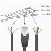 Eonvic Aviation Plug M12 12 Pin Female to 3 Way Power Signal and Data Transfer Cable for DJI Livox LiDAR Mid-360 Mid-70,25cm view 4