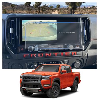 CDEFG 2PCS for 2025 2026 Nissan Frontier Screen Protector, for 2025 2026 Nissan Frontier (S/SV/Pro-X/Pro-4X/SL) Accessories 12.3-inch Touchscreen Nano Screen Cover HD Clear