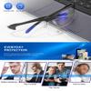 ANYLUV Blue Light Glasses for Men Sport Style Half-Rim Glasses Carbon Fiber Frame Gaming Computer Glasses Anti Eye Strain view 4