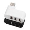Hoement 2pcs USB Multi Hub Splitter Ports Expansion Cable Adapter for Laptop and Desktop Lightweight and Design Compatible Multiple Systems Colors view 1