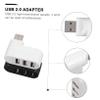 Hoement 2pcs USB Multi Hub Splitter Ports Expansion Cable Adapter for Laptop and Desktop Lightweight and Design Compatible Multiple Systems Colors view 2