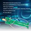 4 Arm Helical Antenna 1.4-1.68GHz SMA Connector PCB Wide Range Electronic Component, Excellent Positioning Performance, for Aircraft, Outdoors, Lab (Green) view 2