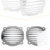 Bacar Speaker Grill Cover Front Speaker Grill for Harley -Davidson FLHT Models 2000-2013 Chrome view 3