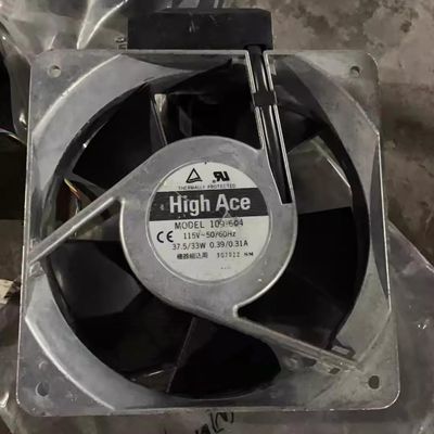 109-604 AC115V 0.39/0.31A 37.5/33W 2-pin Aluminum Frame Cooling Fan 160x160x50mm 16cm