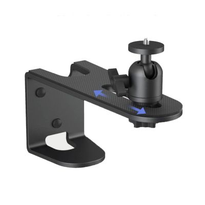 Adjustable Projector Wall Mount Set, Universal Bracket for Projector Hanger Mounting 1/4" Screw, Mini Projectors Suspension Bracket Wall Mount Inverted Rack Tray 360 Degree Rotating