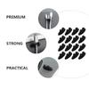 Hoement 16pcs Cable Organizer Clips Holders for Car Interior Headphone and Storage Strong Adhesive Cord Holder for view 4