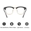 LNTICB Blue Light Blocking Glasses Computer Reading Glasses Eyeglass Frame Transparent Lens Unisex Anti UV Anti Eye Fatigue view 3