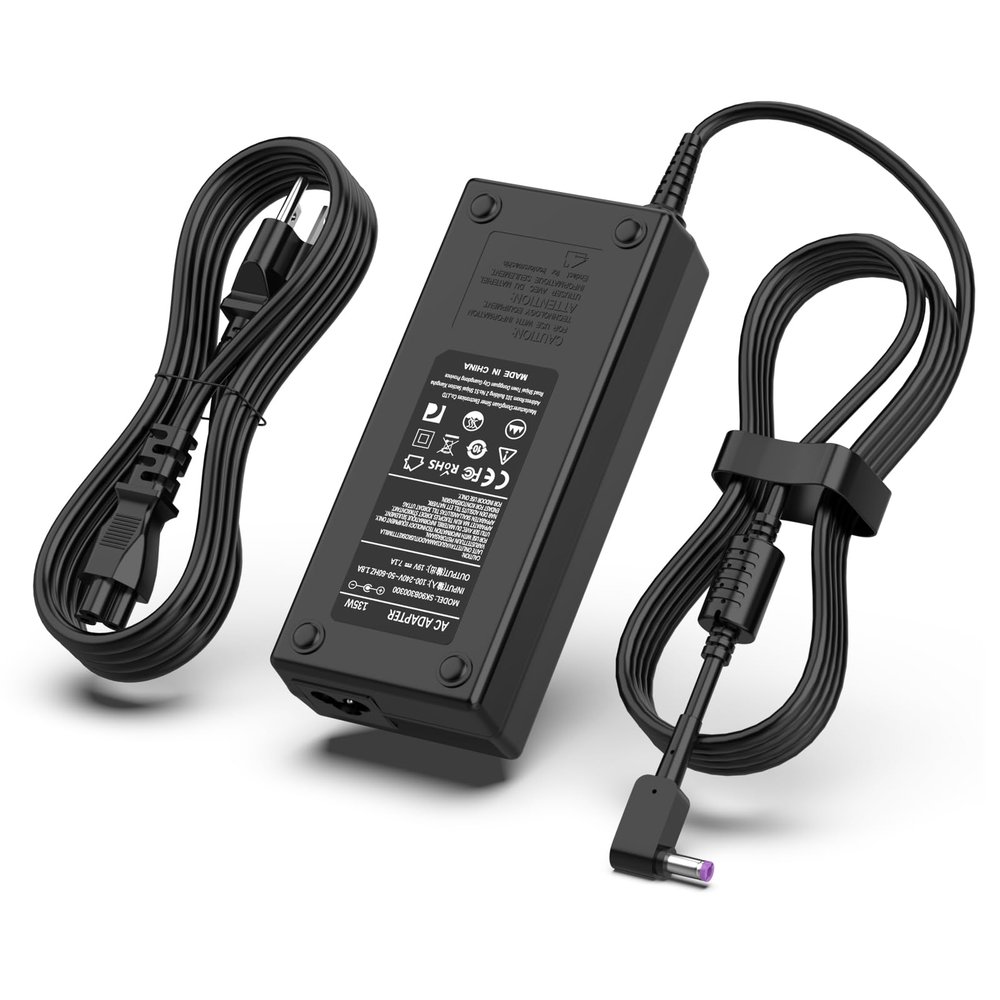 135W Laptop Charger Compatible with Acer Nitro 5 7 Gaming Laptop AN515, AN515-41, AN515-43, AN515-51, AN515-52, AN517-51, AN517-52, AN715-51, AN715-52, N18C4, N18C3 Power Supply Cord