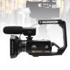 Zopsc 4K Video Camera, 56MP HD 3in Digital Camera with Microphone, Wide Angle Lens Stabiliser VCR view 3