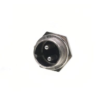 10Pcs GX16 16mm 2Pin Fixed Aviation Plug, Male Connector Panel Metal Wire Connector Widely Used in Stage Lighting Equipment, Systems, Portable Generators