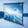 HJXGQJM Manual Pull Down Projector Screen HD Movie Screen for Home Theater Portable Roll Up Projection Screen for Outdoor CampingPerfect for Meeting, School, Home, Theatre(16:9,72") view 3