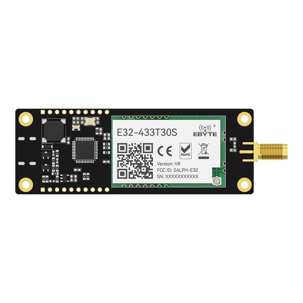 433MHz UART Lora RF Transceiver Offline Test Development Kit OLED Display E32-433TBH-SC 30dbm Long Distance with Antenna