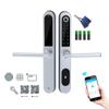 Biometric Fingerprint+Digits Pad+RFID Card+APP f/Narrow Side Push/Pull Door Lock (ODS-Z-Left Push-Black) view 4
