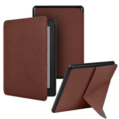 enoxboo Case for Kindle Paperwhite 12th Generation 2024/ Kindle Colorsoft Signature Edition, Ultra-Thin Origami Standing Shell Cover, 7 inch Cover with Auto Sleep Wake Feature