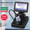 Naturalpowev 4.3Inch LCD Digital Microscope,Digital Diamond Girdle Viewer, 50-1500X Magnification, Biological Microscope Kit, Accurate Identification, for Diamond Inscription Viewer view 2