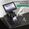 Naturalpowev 4.3Inch LCD Digital Microscope,Digital Diamond Girdle Viewer, 50-1500X Magnification, Biological Microscope Kit, Accurate Identification, for Diamond Inscription Viewer view 4