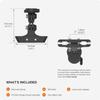 TUSITA Seat Rail Mount Kit Compatible with Garmin Varia RCT715 Bicycle Radar view 3