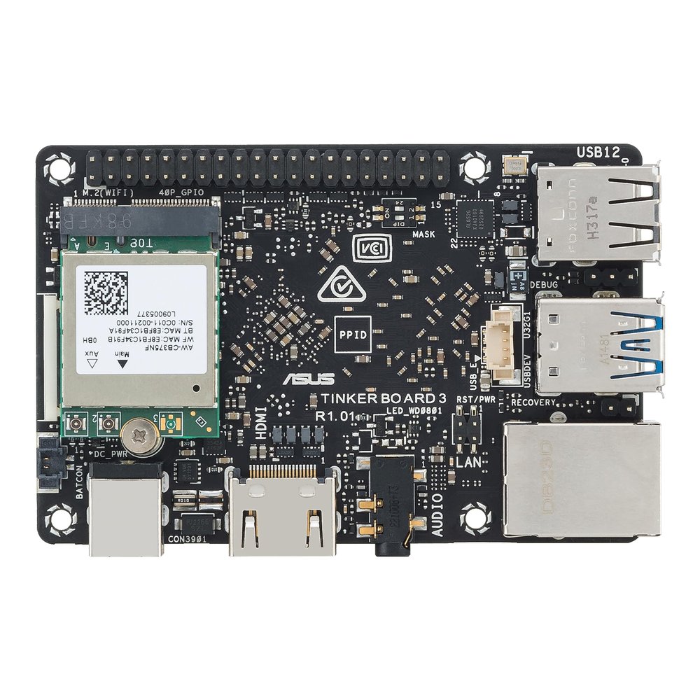 Tinker Board 3/3S, 2GB/4GB LPDDR4X RAM, RK3566, 1TOPS NPU, Credit-Card Sized SBC (Tinker Board 3,4GB RAM)