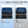BSTW for 2024 Nissan Pathfinder Screen Protector for 2022-2024 Pathfinder S/SV 8-inch Touchscreen Display Bubble Free Soft Nano Protective Film 2PCS view 2