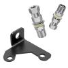 Anina CB Antenna Spare Tire Mount for Jeep JK Wrangler & Wrangler JKU Unlimited 2007-2018 and 2pc CB Radio Antenna Stub Mount Heavy Duty SO-239 Stud Mount for CB Radio Antenna Standard 3/8 X 24 Thread view 1