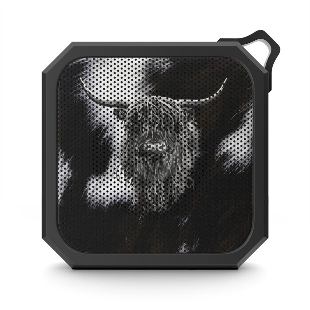 Highland Cow Outdoor Speaker, Nature Lover Gift, Cow Lover Music Player, Rustic Home Decor, Farmhouse Bluetooth Speaker