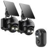ZUMIMALLSolar Security Cameras Wireless Outdoor with 360 PTZ,2K Cameras for Home Security, Outdoor/Indoor Camera Battery Powered, 2.4G WiFi, Magnetic Mount view 1