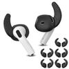 5 Pairs for AirPods 4 Ear Hooks Cover, Sport Anti Slip AirPod 4 Ear Tips Cover Soft Silicone Air Pod 4 Accessories Compatible with Apple Air Pods 4th Generation [NOT Fit in Case] - Black view 1