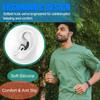 5 Pairs for AirPods 4 Ear Hooks Cover, Sport Anti Slip AirPod 4 Ear Tips Cover Soft Silicone Air Pod 4 Accessories Compatible with Apple Air Pods 4th Generation [NOT Fit in Case] - Black view 3