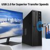 WiFi Adapter for Desktop PC, Wireless Adapter Wide-Coverage Dual Band 2.4GHz 400Mbps and 5GHz 867Mbps, USB 2.0, Dual High Gain Antenna, Supports Windows 10/11, Plug and Play 1300Mbps view 4