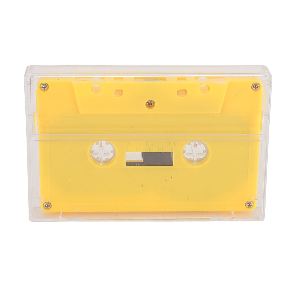 Sunicon Blank Cassette Tape 45 Minute Premium Sound Empty Cassette Tape with Clear Case for Sound Music Recording (SuniconXugZ-12)
