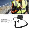 Yoidesu Push to Talk Adapter, Large Sensitive Switch, Strong Metal Clip, Coiled Cable for CP88, GP2000, TC-700, for 7mm Headset Plug with 50-200cm Length view 2